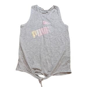 Puma Tank Top sz L tie front activewear tank